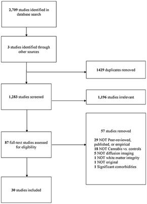 Measuring white matter microstructure in 1,457 cannabis users and 1,441 controls: A systematic review of diffusion-weighted MRI studies